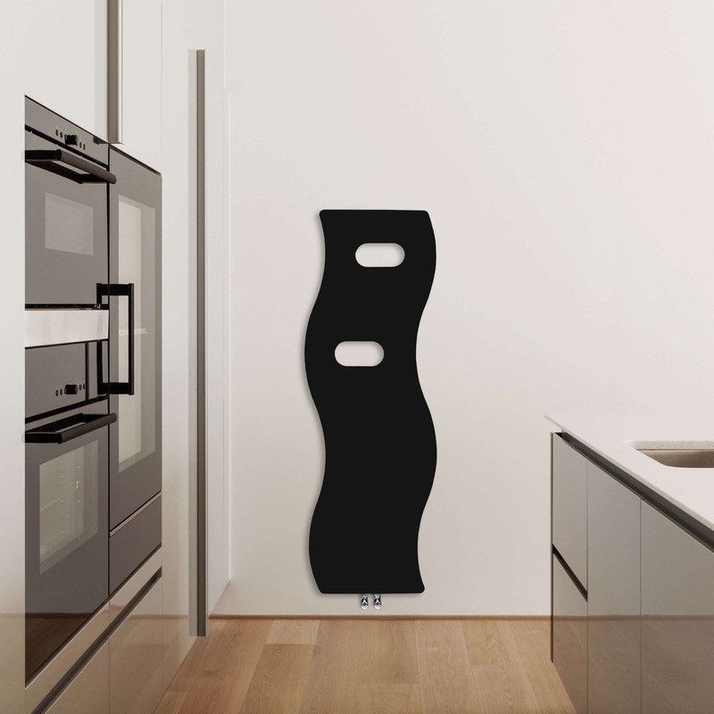 Muscha Sèche-serviettes Design Fin 500x1390 Noir 