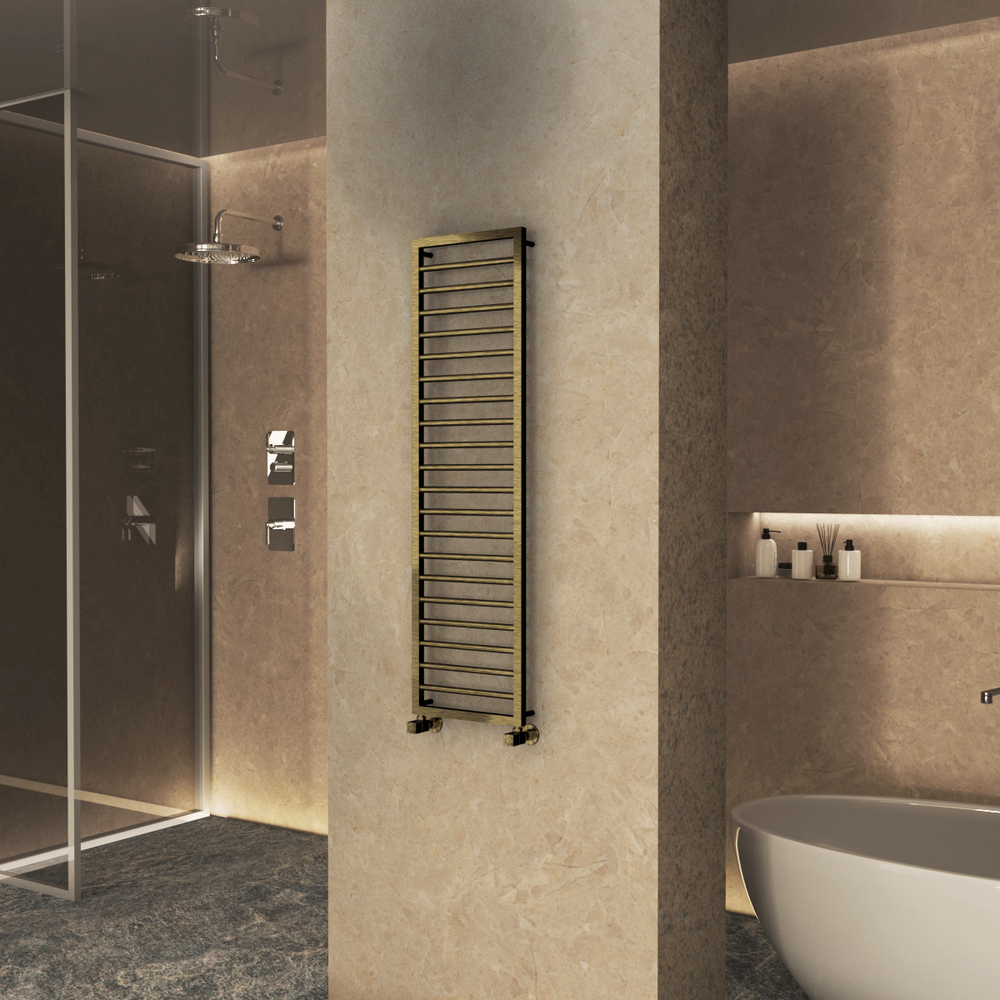 Naxos Decorative Towel Rail 500x1655 Antique - 1