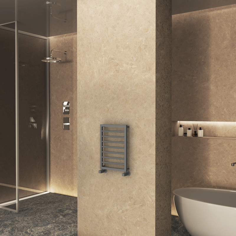 Naxos Decorative Towel Rail 450x655 Anthracite