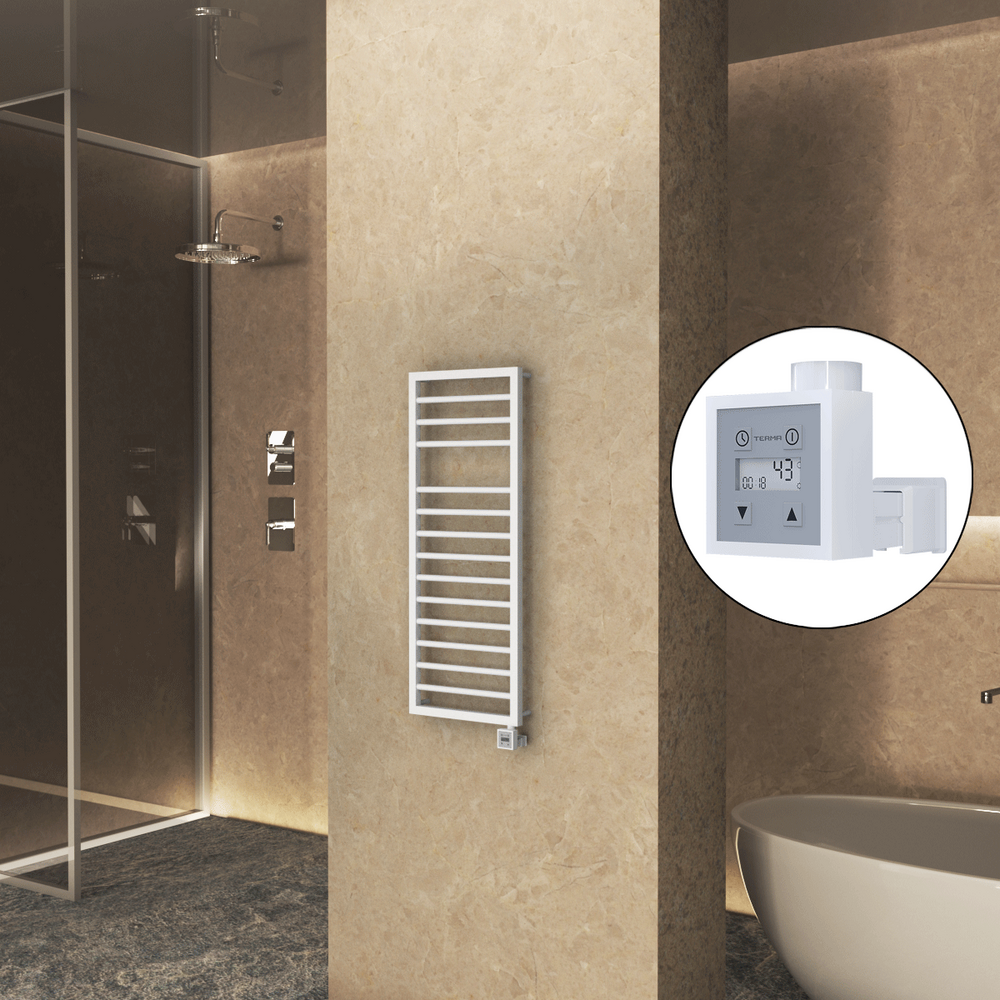 Naxos Electric Towel Warmer 500x1193 Matte White 9016 Ktx3 300 W - 1