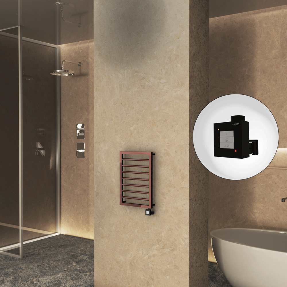 Naxos Elektrikli Havlupan 450x655 Bakır (KTX1 Termostat) 200W - 1