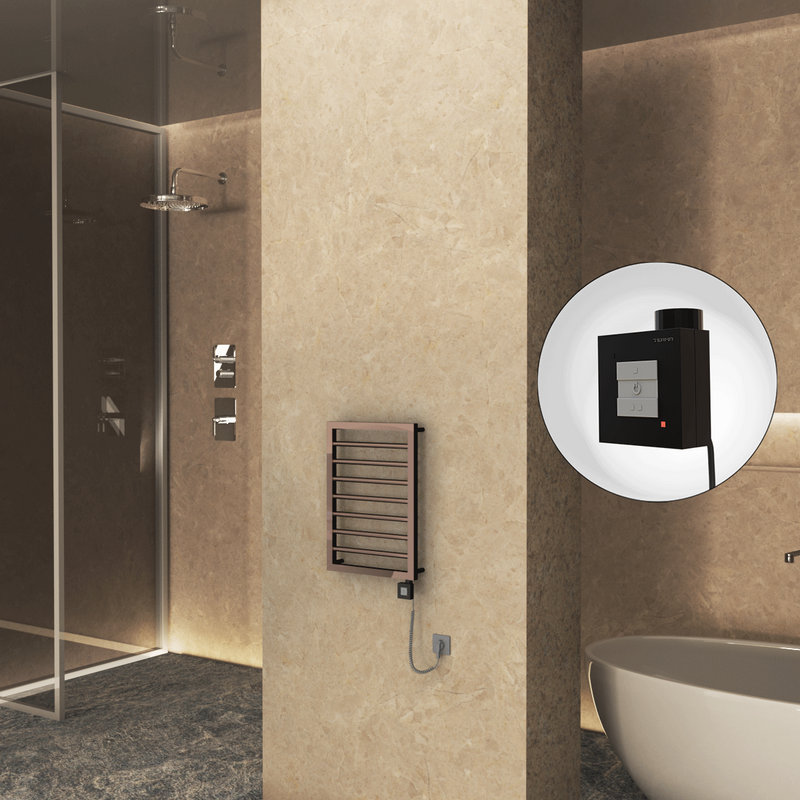Naxos Elektrikli Havlupan 450x655 Rose Gold (KTX1 Termostat) 200W Spiral Kablolu