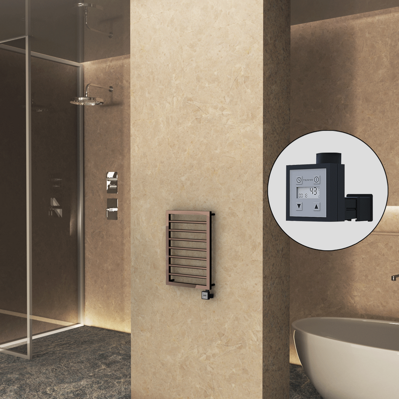 Naxos Elektrikli Havlupan 450x655 Rose Gold (KTX3 Termostat) 200W 