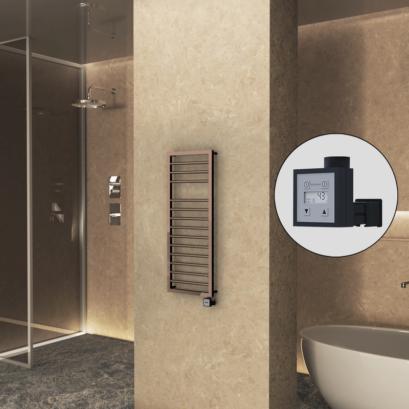 Naxos Elektrikli Havlupan 500x1193 Rose Gold (KTX3 Termostat) 300W