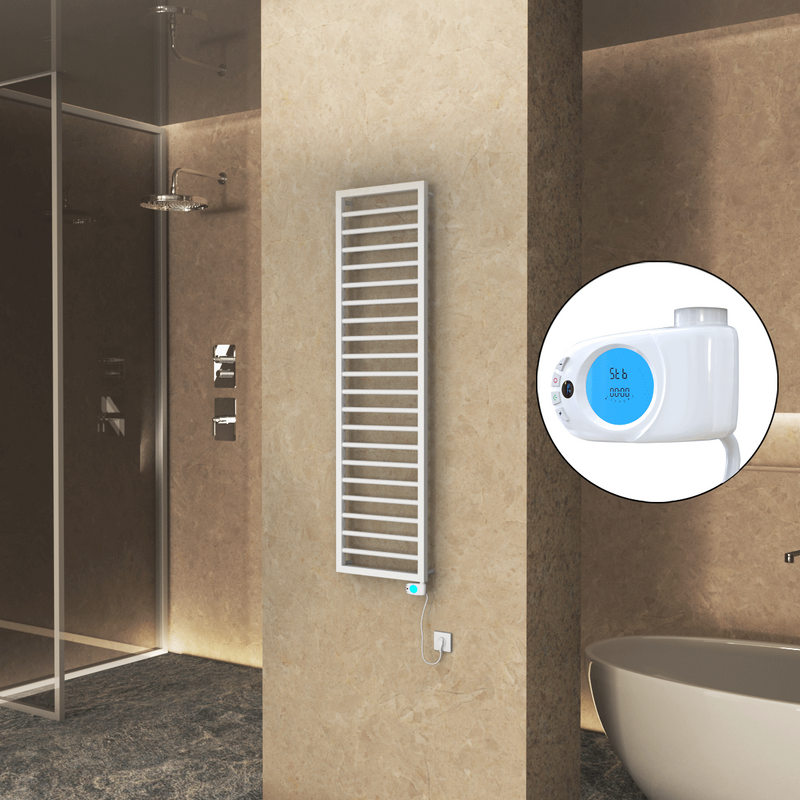 Naxos Elektrikli Havlupan 500x1655 Beyaz (Musa Termostat) 600W