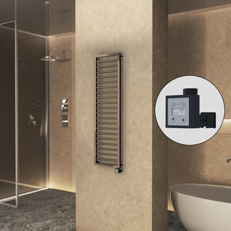 Naxos Elektrikli Havlupan 500x1655 Rose Gold (KTX3 Termostat) 600W 