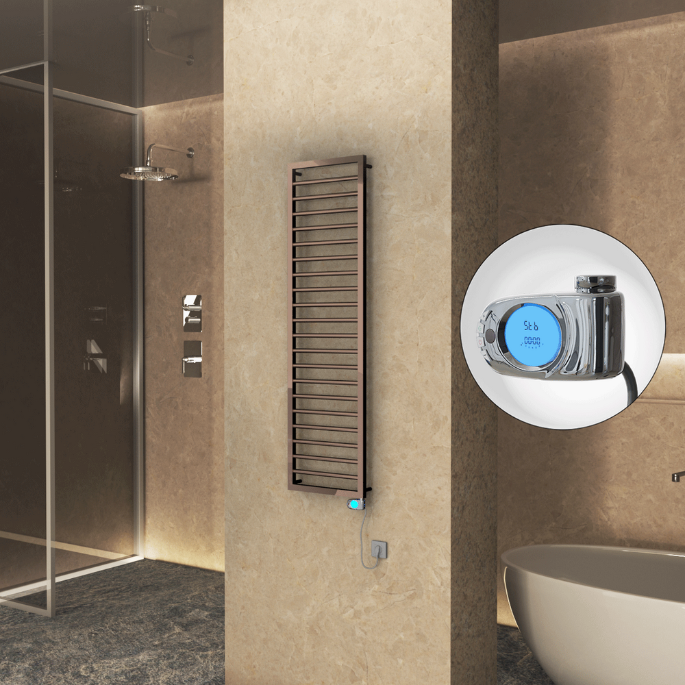 Naxos Elektrikli Havlupan 500x1655 Rose Gold (Musa Termostat) 600W - 1