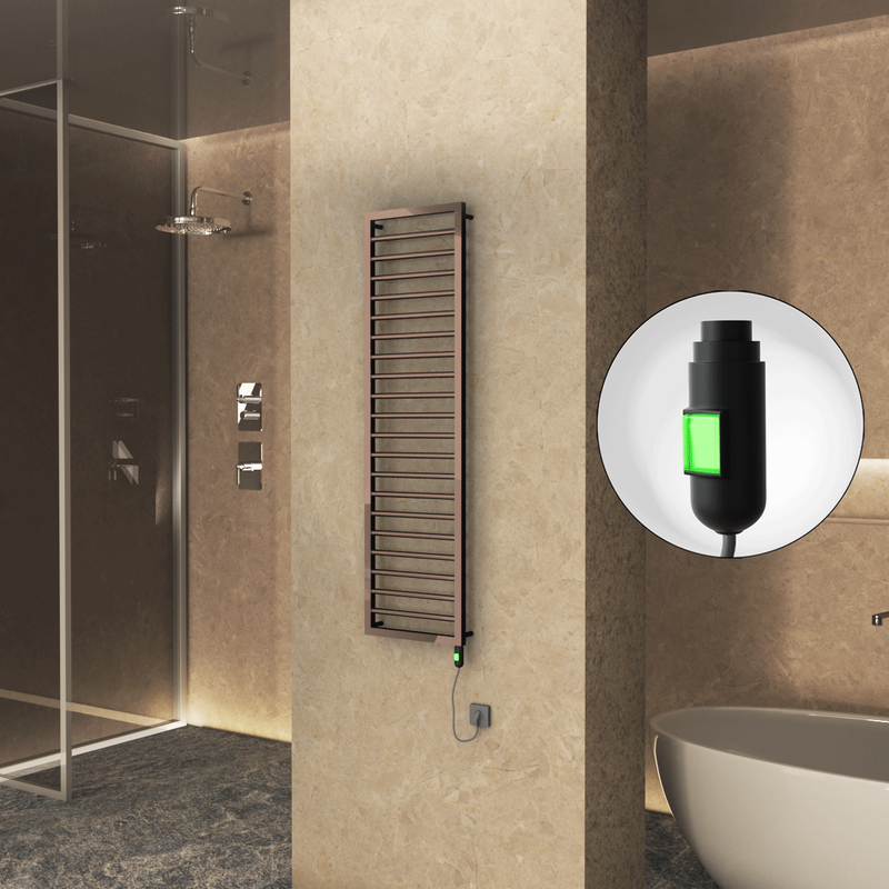 Naxos Elektrikli Havlupan 500x1655 Rose Gold (On/Off Düğmeli) 600W 