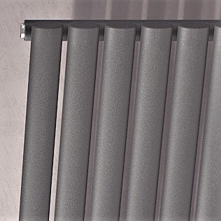 Nova Exclusive Decorative Radiator Single Panel 1800x294 Anthracite - 3