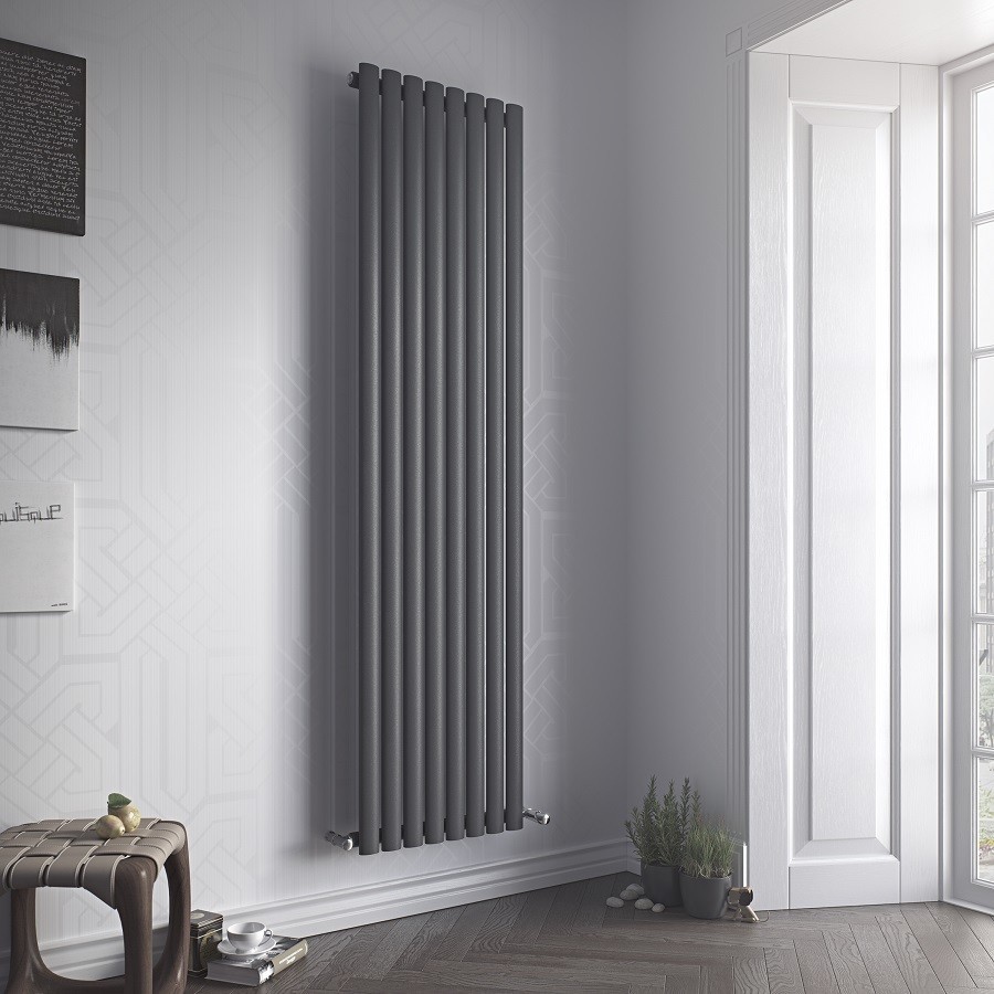 Nova Radiateur Décoratif Exclusif Panneau Unique 1500x468 Anthracite - 1