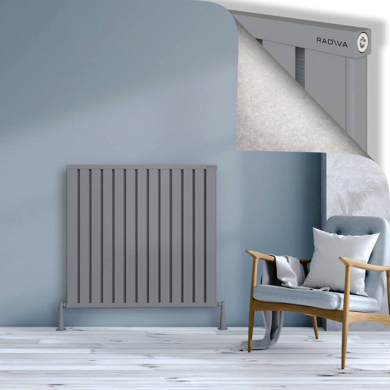 Obi Dekoratif Alüminyum Radyatör 1000x1044 Gri