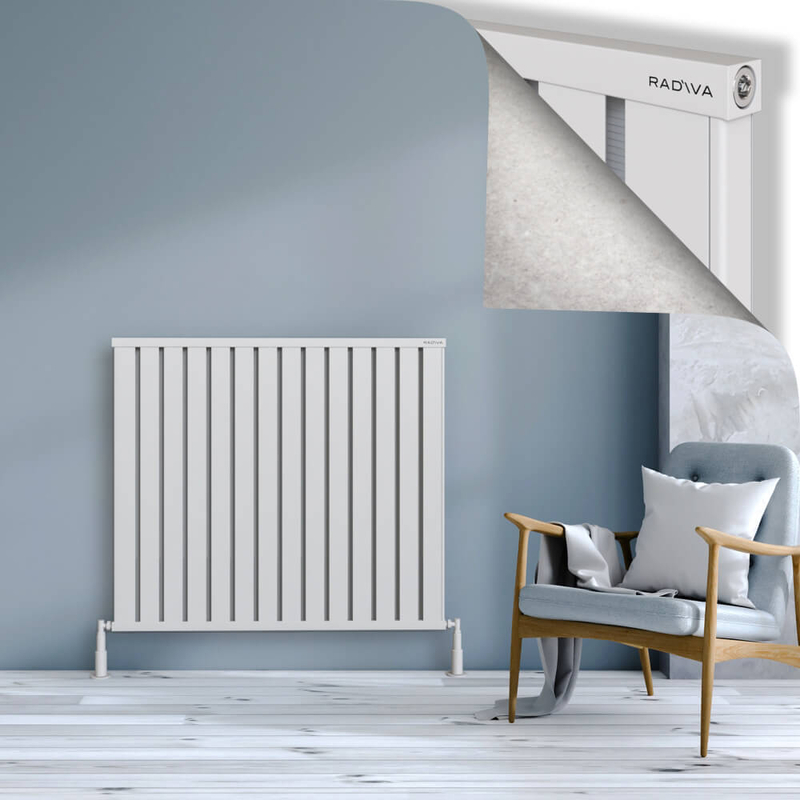 Obi Dekoratif Alüminyum Radyatör 1000x1124 Beyaz