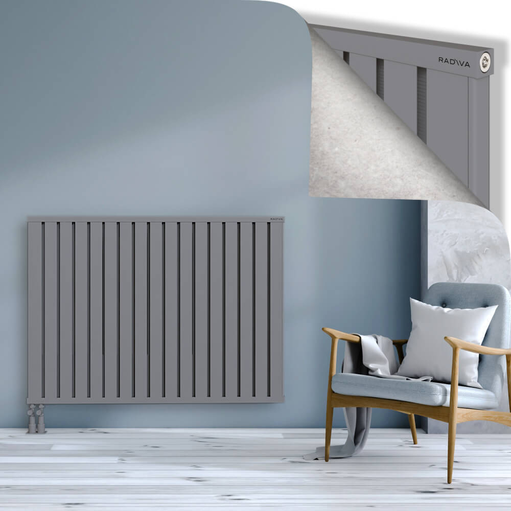 Obi Dekoratif Alüminyum Radyatör 1000x1364 Gri - 4