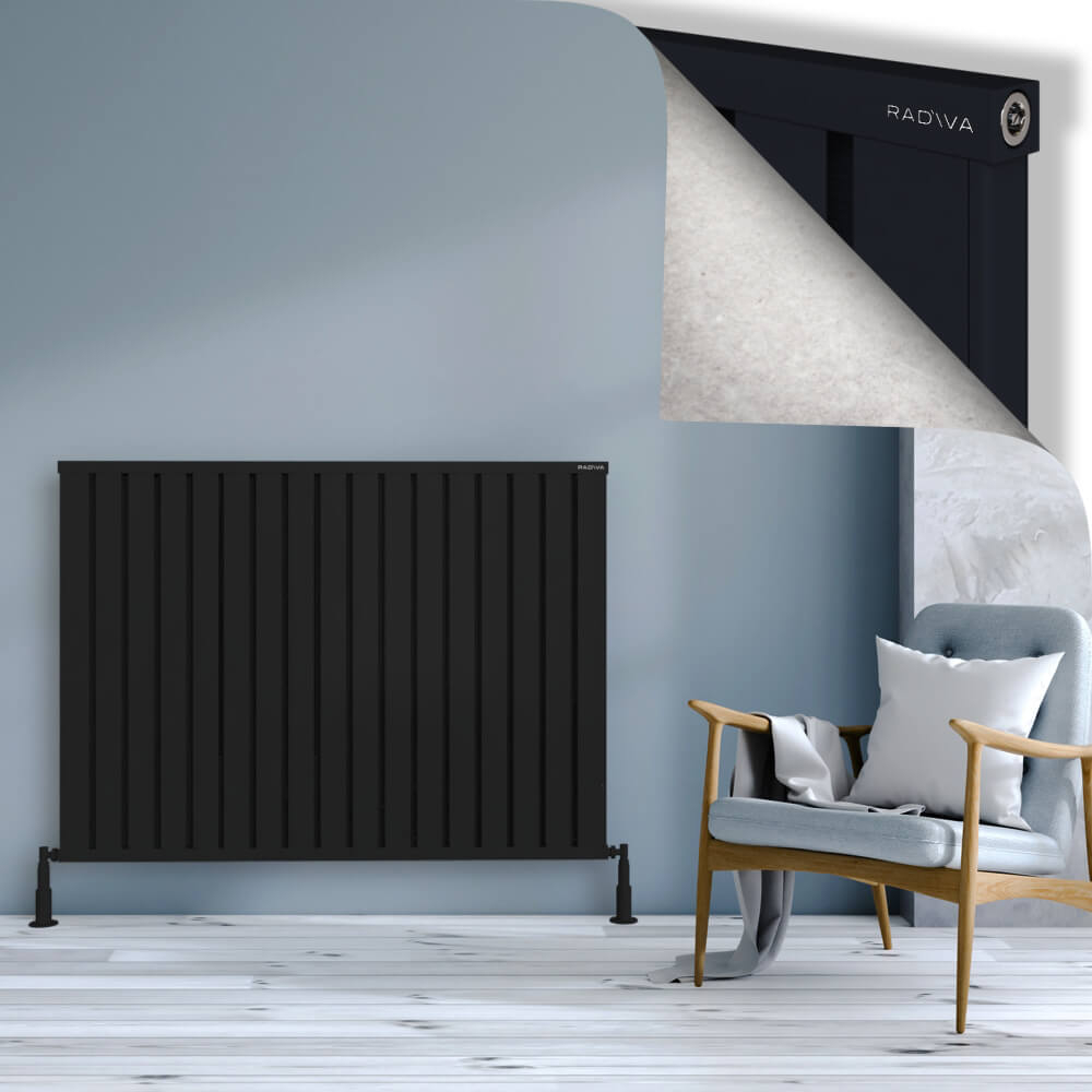 Obi Dekoratif Alüminyum Radyatör 1000x1364 Siyah - 1
