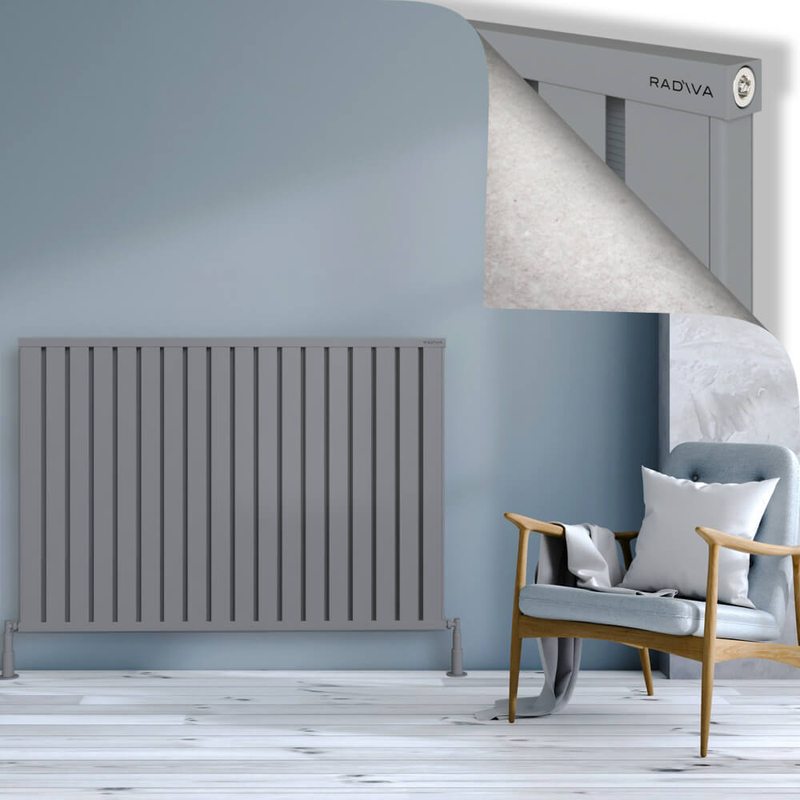 Obi Dekoratif Alüminyum Radyatör 1000x1444 Gri 