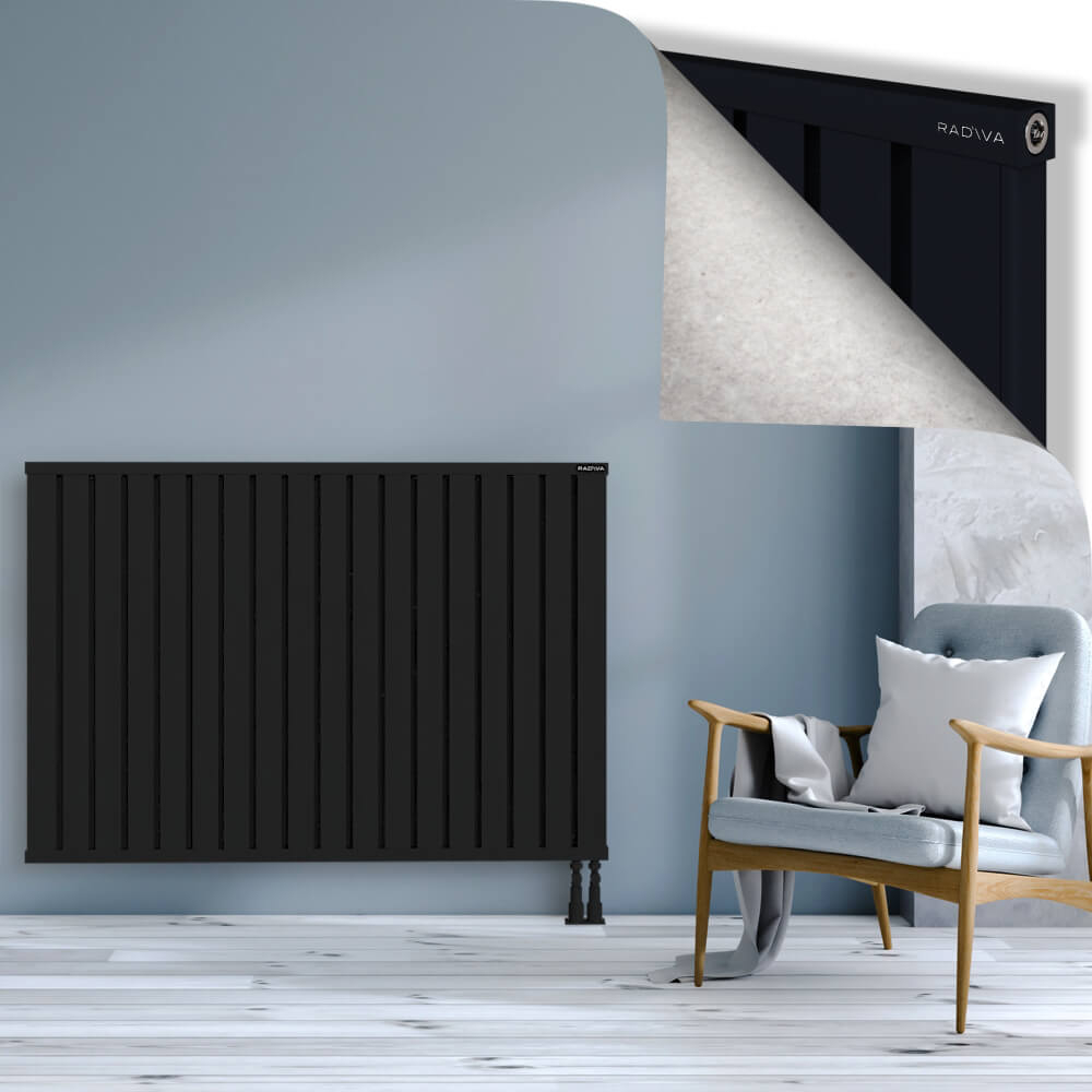 Obi Dekoratif Alüminyum Radyatör 1000x1444 Siyah - 3