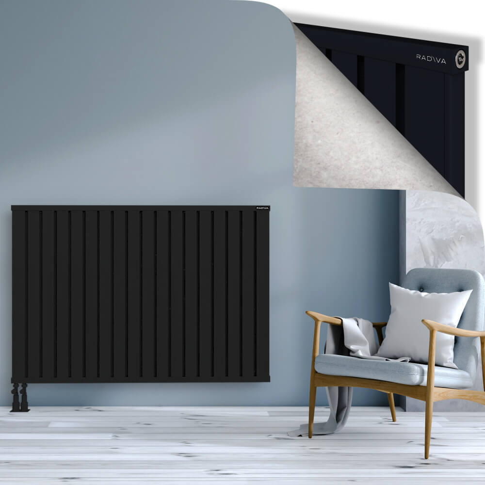 Obi Dekoratif Alüminyum Radyatör 1000x1444 Siyah - 4
