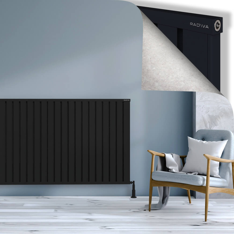 Obi Dekoratif Alüminyum Radyatör 1000x1684 Siyah 