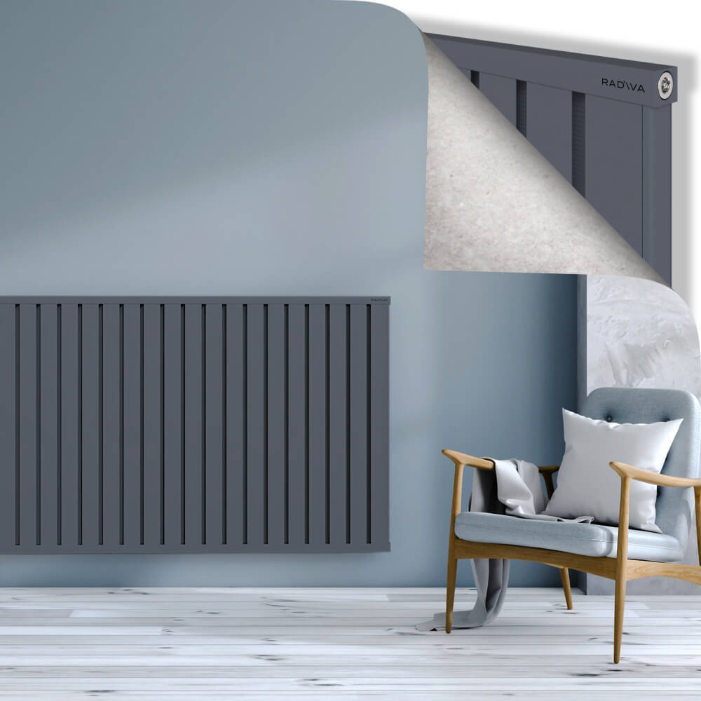 Obi Dekoratif Alüminyum Radyatör 1000x1844 Antrasit - 4