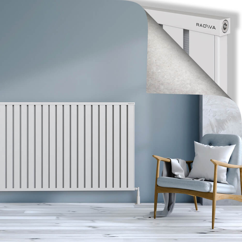 Obi Dekoratif Alüminyum Radyatör 1000x2244 Beyaz 