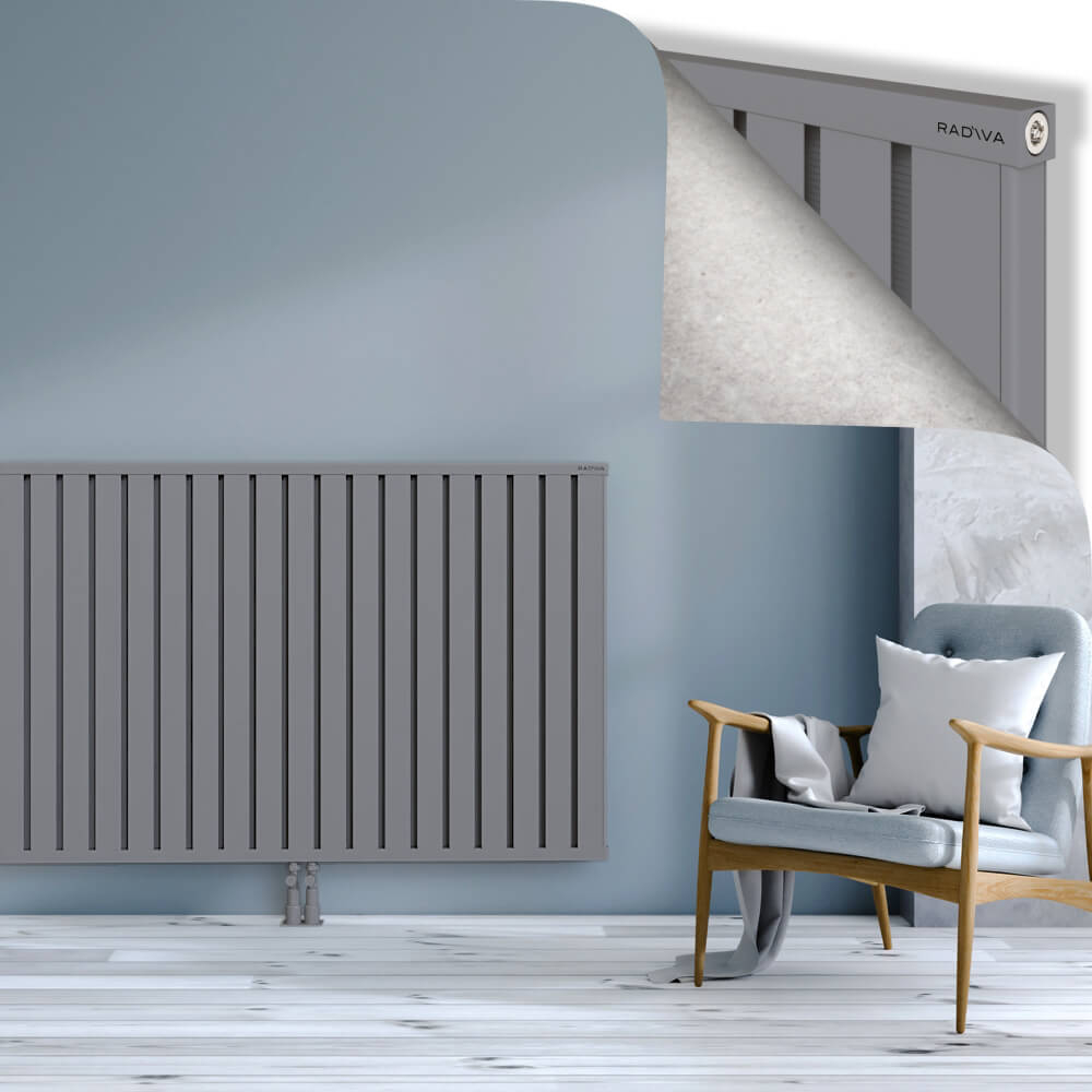 Obi Dekoratif Alüminyum Radyatör 1000x2324 Gri - 2