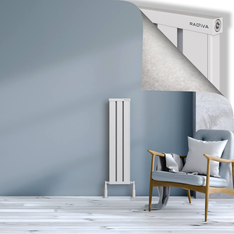 Obi Dekoratif Alüminyum Radyatör 1000x244 Beyaz 