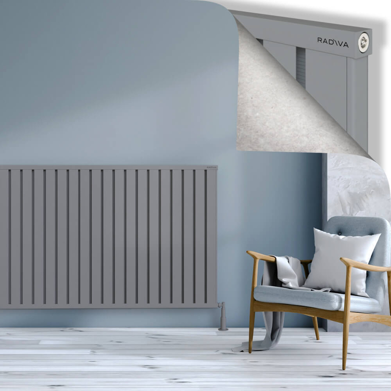 Obi Dekoratif Alüminyum Radyatör 1000x2644 Gri 