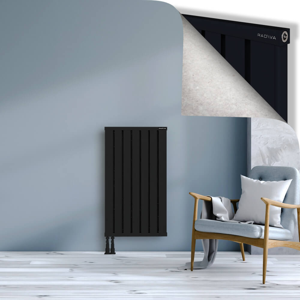 Obi Dekoratif Alüminyum Radyatör 1000x564 Siyah - 4