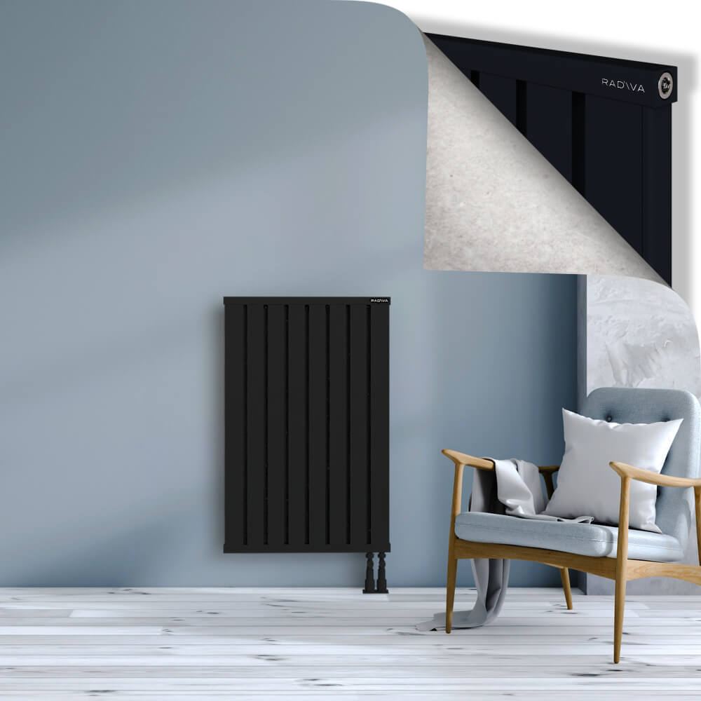 Obi Dekoratif Alüminyum Radyatör 1000x644 Siyah - 3