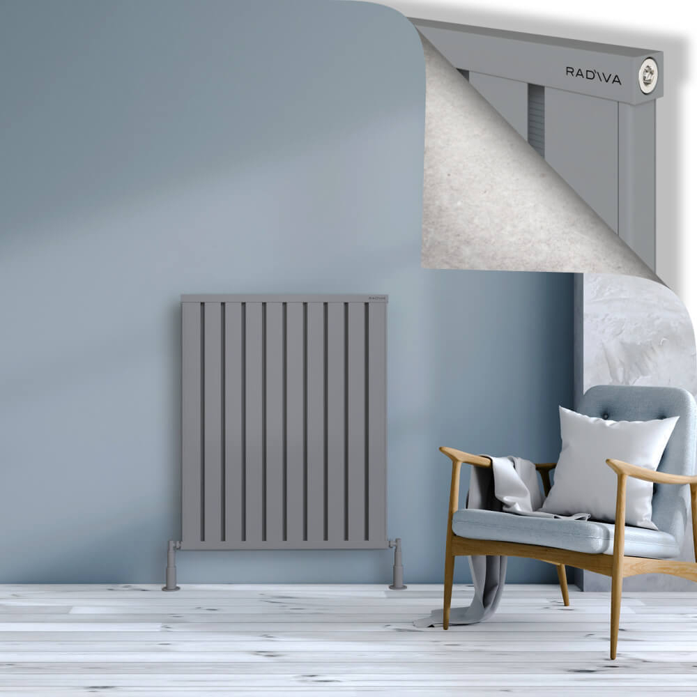 Obi Dekoratif Alüminyum Radyatör 1000x804 Gri - 1
