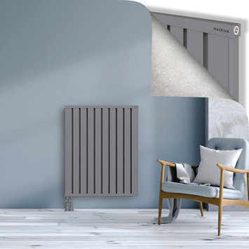 Obi Dekoratif Alüminyum Radyatör 1000x804 Gri Alt Sol 50mm