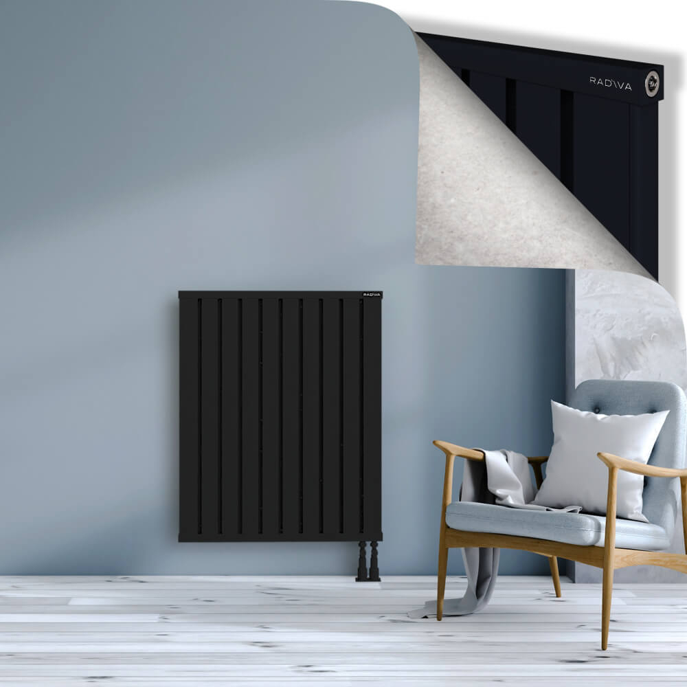 Obi Dekoratif Alüminyum Radyatör 1000x804 Siyah - 3