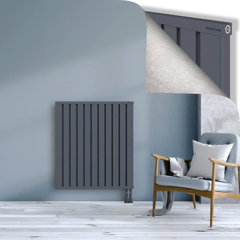 Obi Dekoratif Alüminyum Radyatör 1000x884 Antrasit - 3