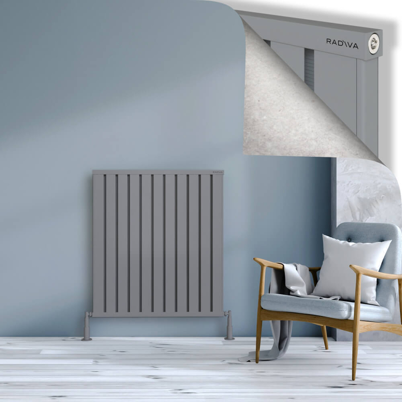 Obi Dekoratif Alüminyum Radyatör 1000x884 Gri