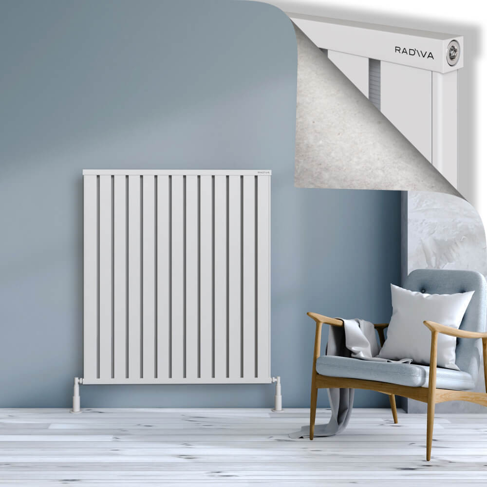 Obi Dekoratif Alüminyum Radyatör 1200x1044 Beyaz - 1