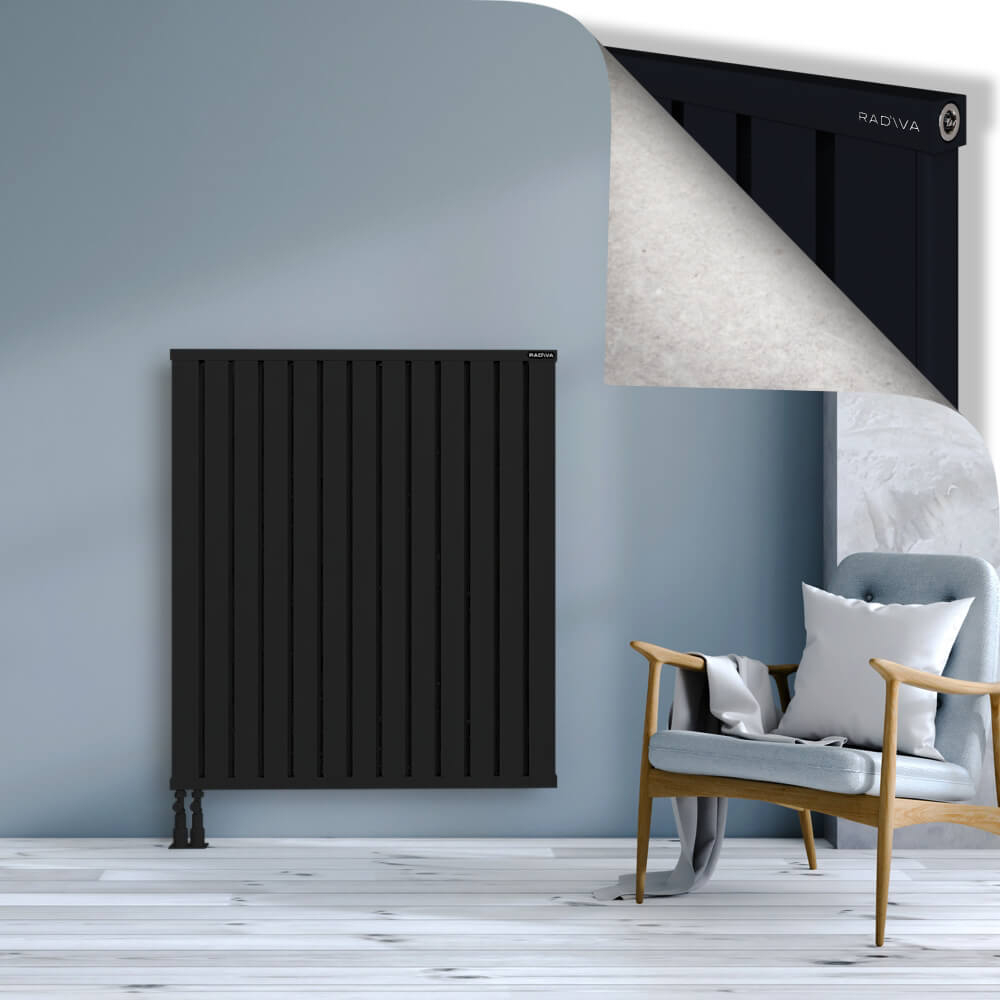 Obi Dekoratif Alüminyum Radyatör 1200x1044 Siyah - 4