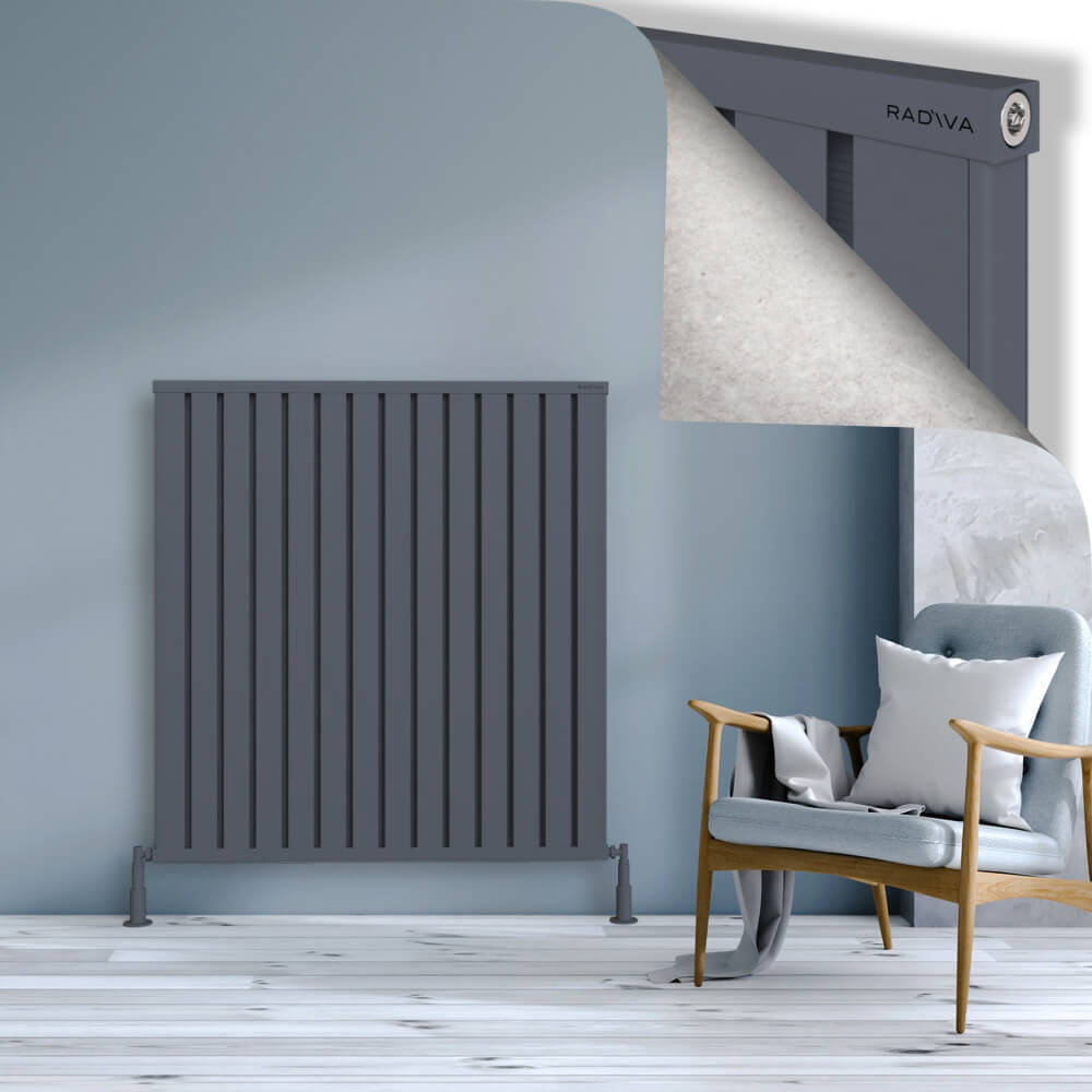 Obi Dekoratif Alüminyum Radyatör 1200x1124 Antrasit - 1