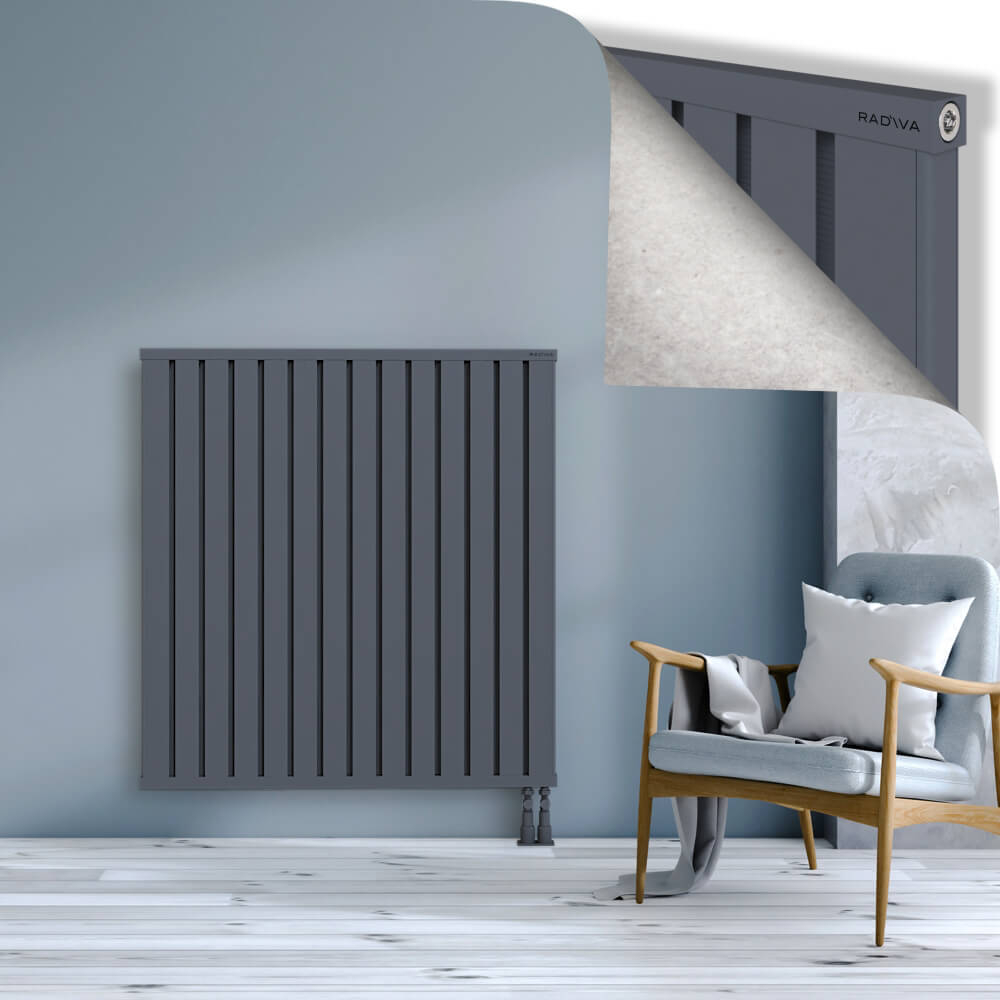Obi Dekoratif Alüminyum Radyatör 1200x1124 Antrasit - 3