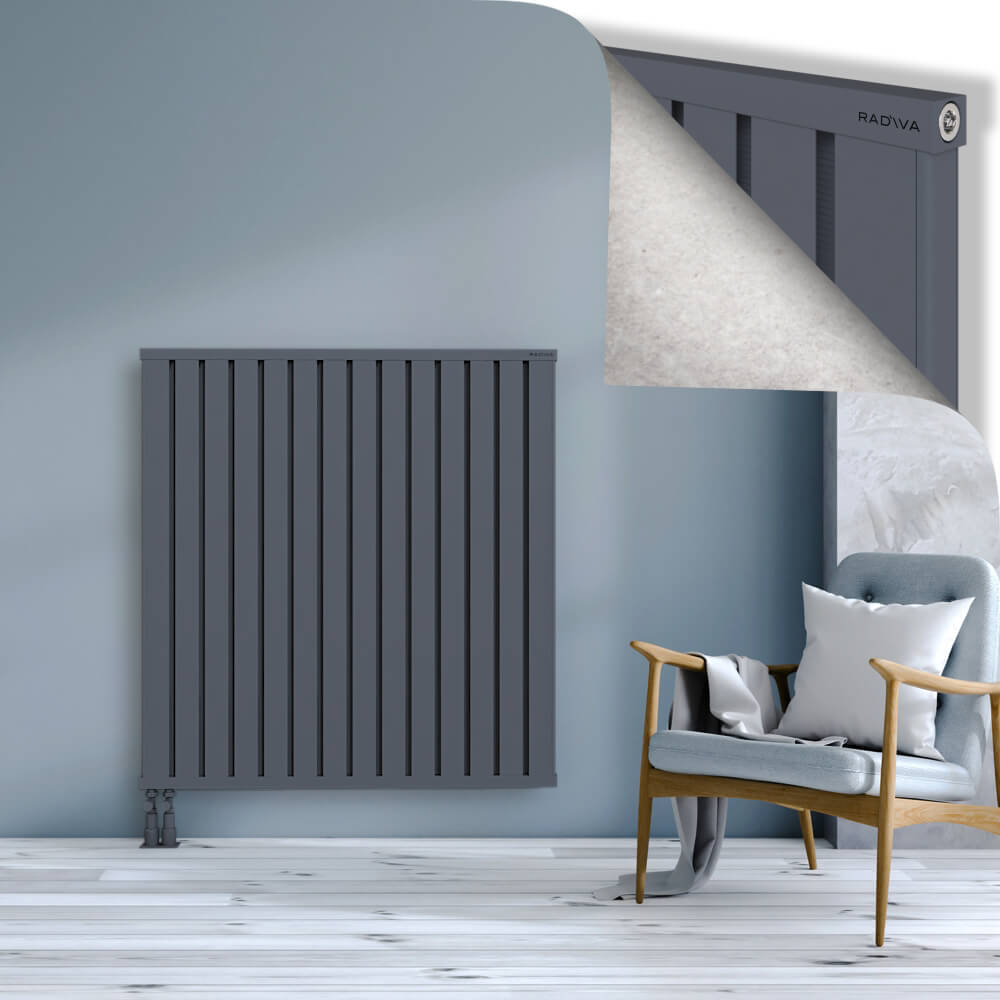 Obi Dekoratif Alüminyum Radyatör 1200x1124 Antrasit - 4