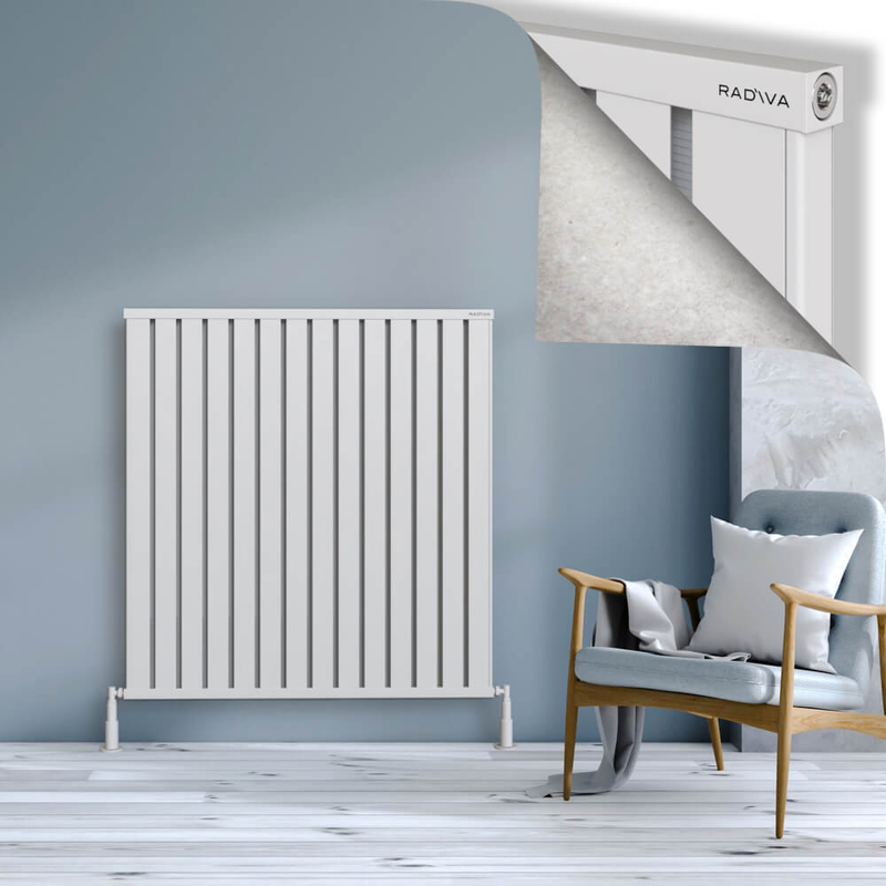 Obi Dekoratif Alüminyum Radyatör 1200x1124 Beyaz
