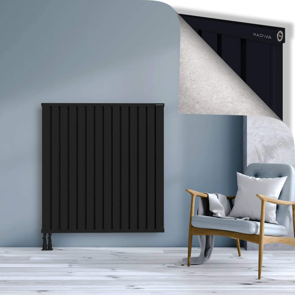 Obi Dekoratif Alüminyum Radyatör 1200x1124 Siyah - 4