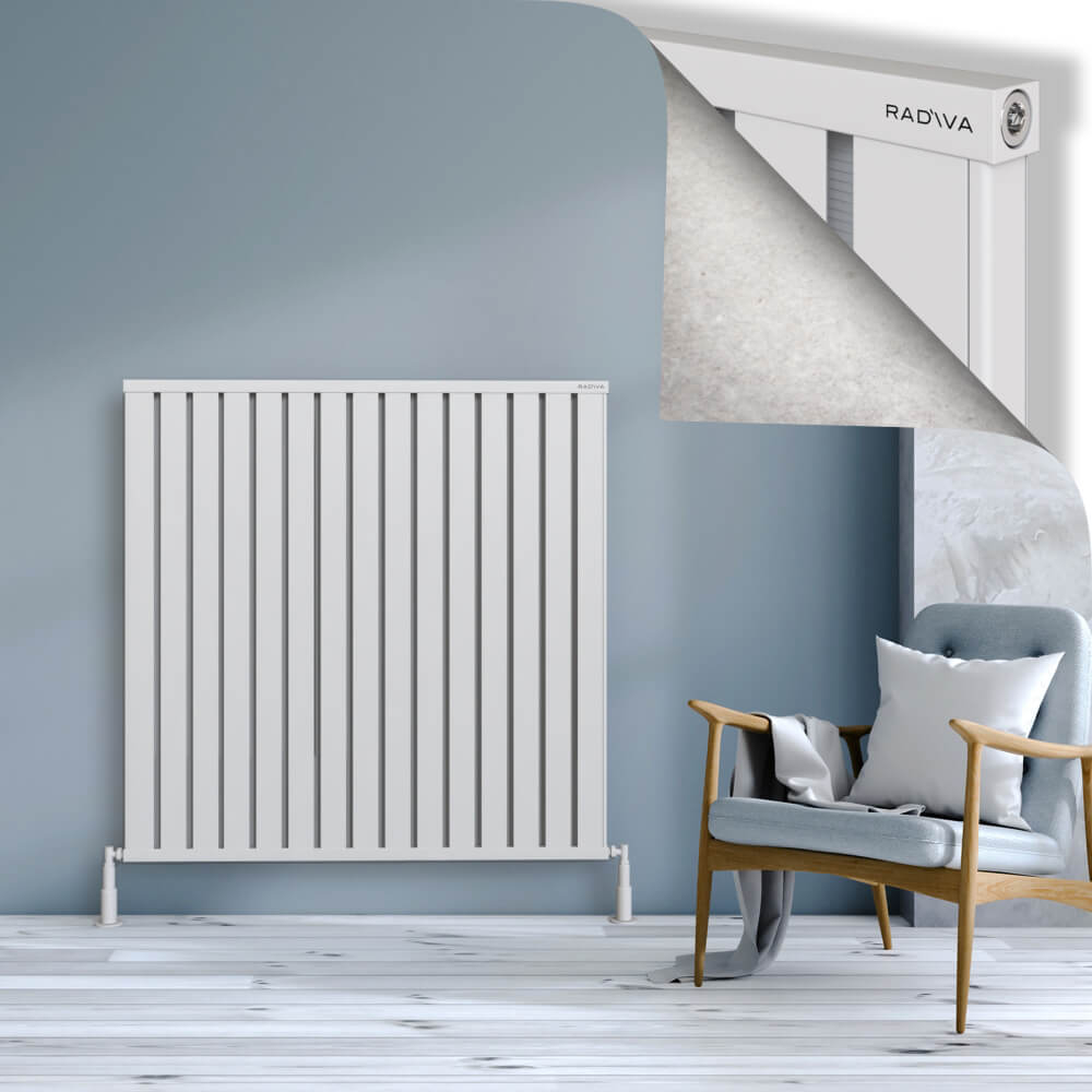 Obi Dekoratif Alüminyum Radyatör 1200x1204 Beyaz - 1