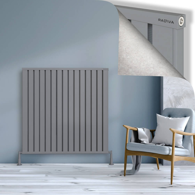Obi Dekoratif Alüminyum Radyatör 1200x1204 Gri