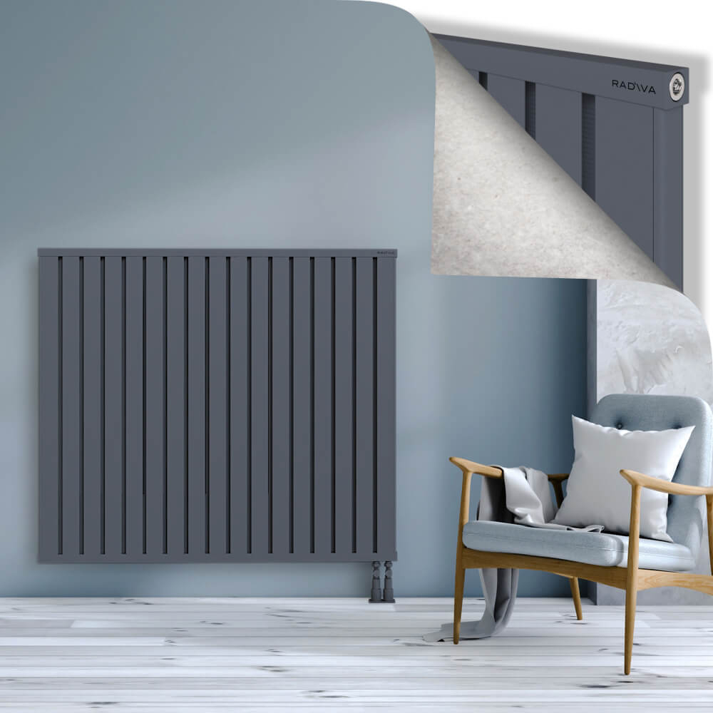 Obi Dekoratif Alüminyum Radyatör 1200x1364 Antrasit - 3
