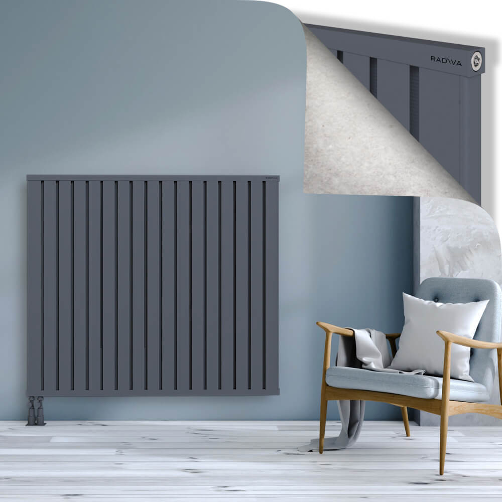Obi Dekoratif Alüminyum Radyatör 1200x1364 Antrasit - 4