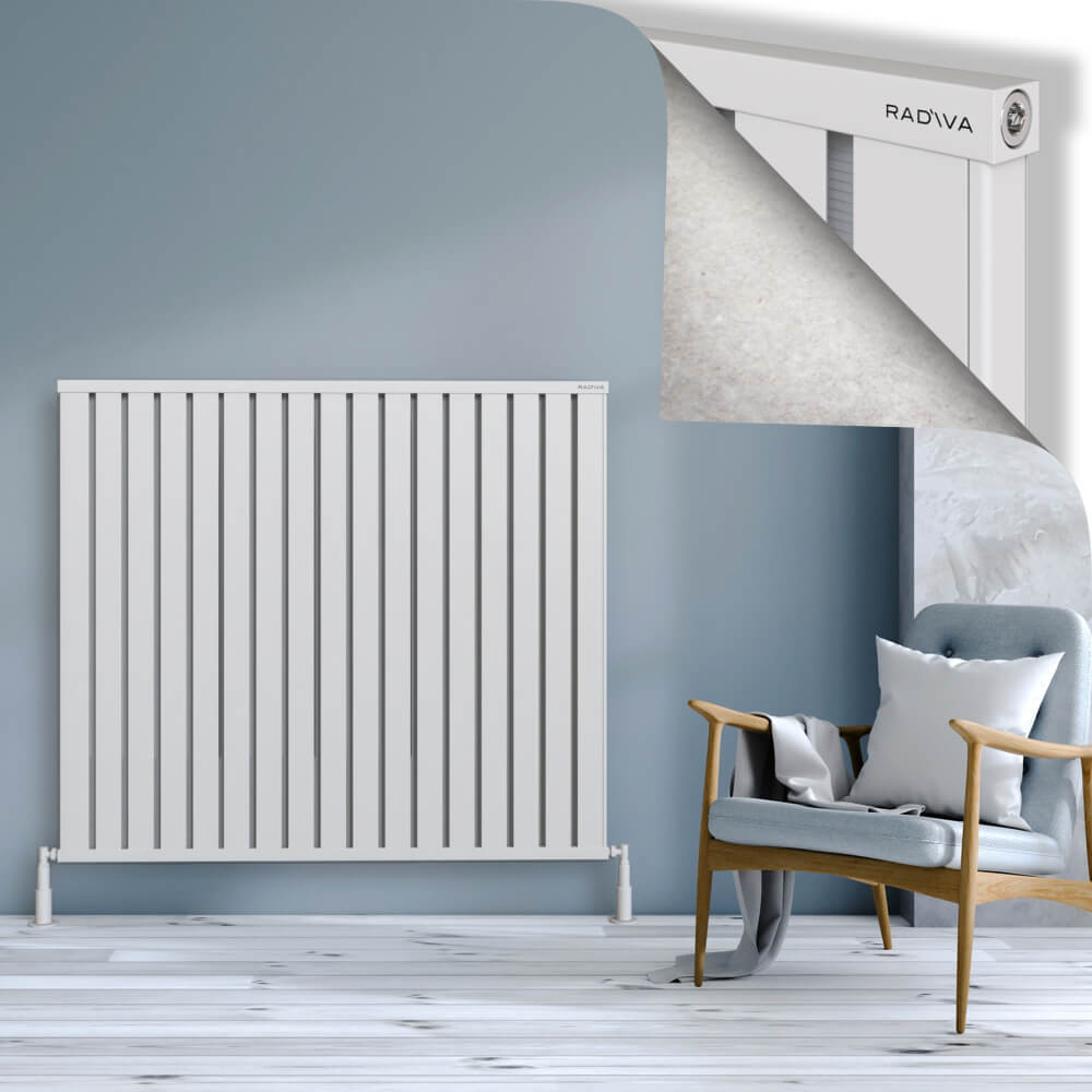 Obi Dekoratif Alüminyum Radyatör 1200x1364 Beyaz - 1