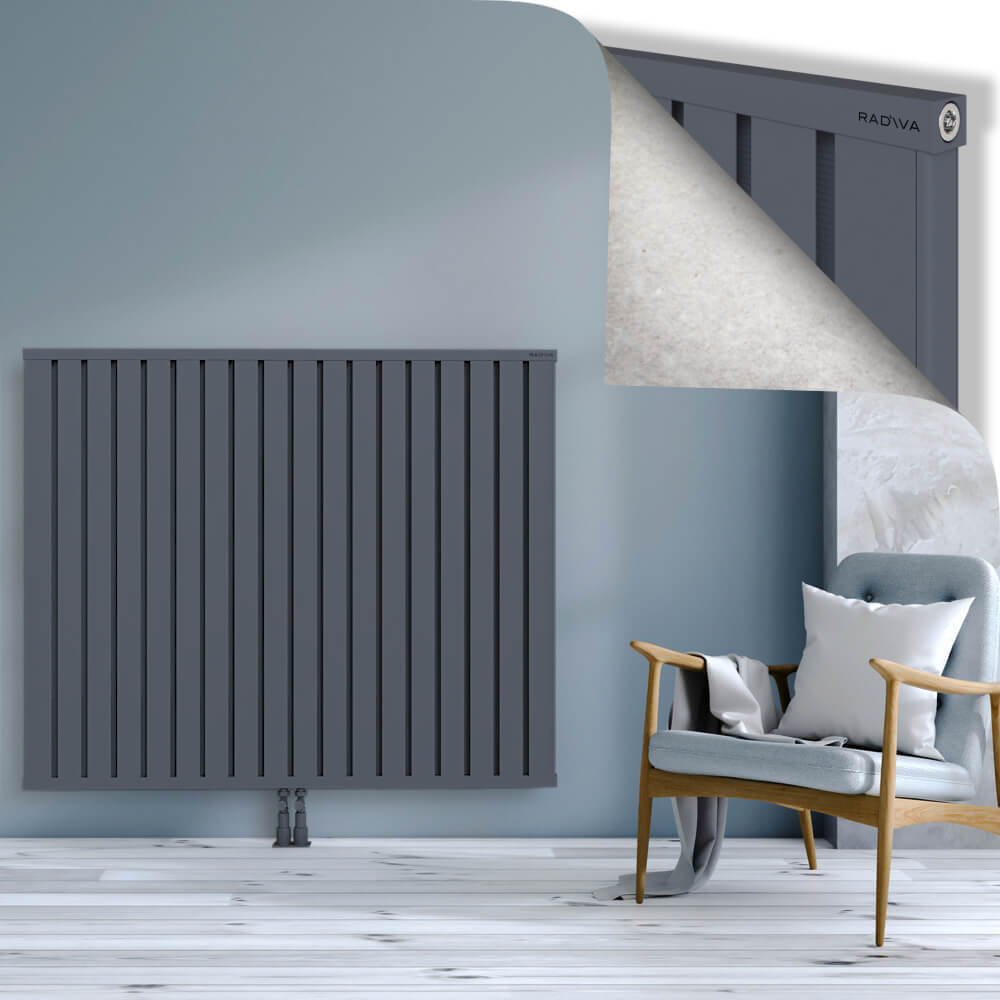 Obi Dekoratif Alüminyum Radyatör 1200x1444 Antrasit - 2