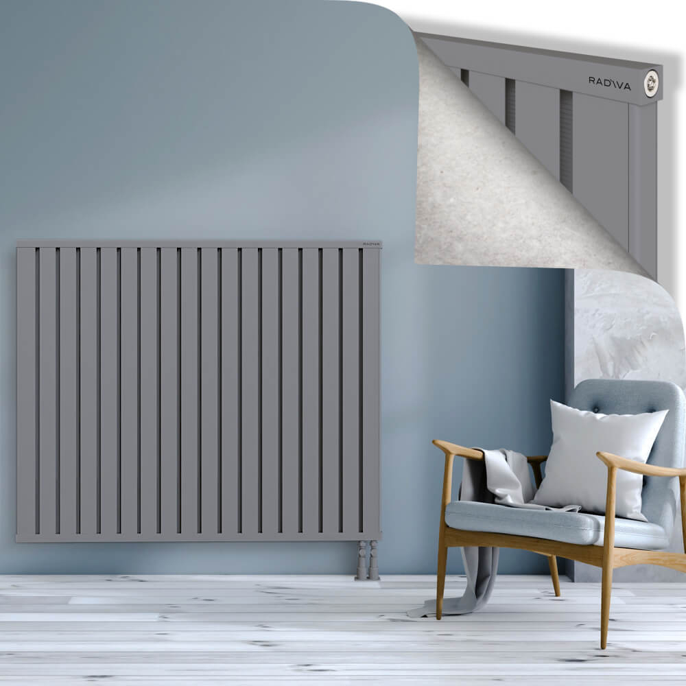 Obi Dekoratif Alüminyum Radyatör 1200x1444 Gri - 3