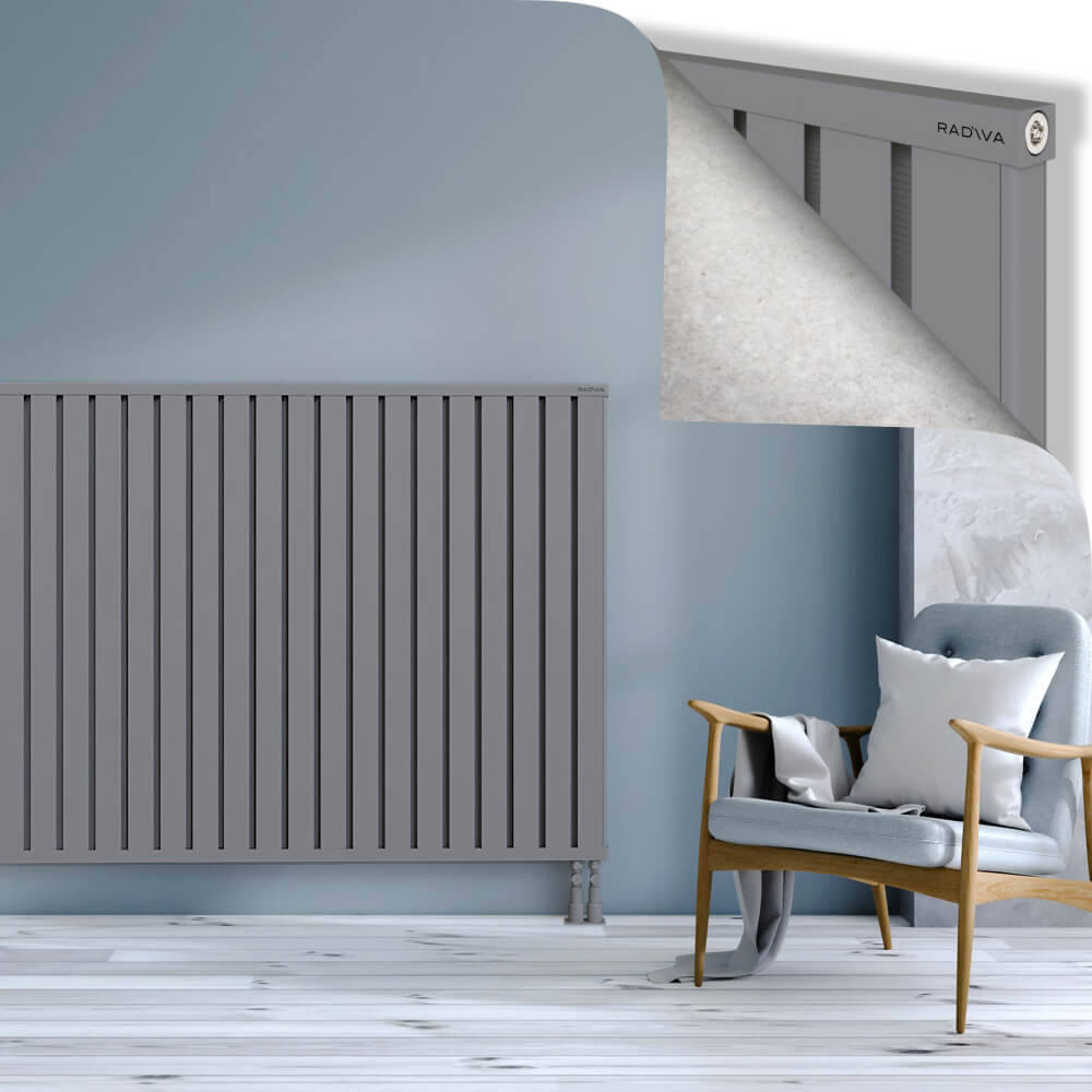 Obi Dekoratif Alüminyum Radyatör 1200x1604 Gri - 3