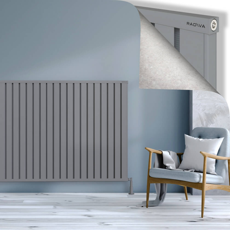 Obi Dekoratif Alüminyum Radyatör 1200x1684 Gri 